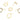 Push Back Stud Earring - Brass - 316 stainless steel stud - 18k real gold plating - 2.7gr - MJ200298 - MinjuanRong