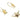 Push Back Stud Earring - Brass - 18K Real Gold Plating - 3.3gr - MJ200600 - MinjuanRong