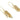 Wire Hook Earring - Brass - 18K Real Gold Plated Brass - 12.4gr - MJ200559 - MinjuanRong
