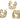 Cuff Earring - Brass - 18K Real Gold Plating - 5.5gr - MJ200577 - MinjuanRong