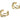 Cuff Earring - Brass - 18K Real Gold PlatedBrass - 4.8gr - MJ200557 - MinjuanRong