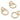 Push Back Stud Earring - Brass - Zircon - 925 silver stud - 18K Real Gold Plated Brass - 5.18gr - MJ200932 - MinjuanRong
