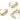 Cuff Earring - Brass - 18K Real Gold Plating - 8.1gr - MJ200613 - MinjuanRong