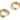 Huggie Hoop Wire Earring - Brass - Stainless Steel Stud - 18K  Real Gold Plated Brass - 5.9gr - MJ201905 - MinjuanRong