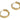 Huggie Hoop Wire Earring - brass - 18K Real Gold Plated - 5.4gr - MJ100508 - MinjuanRong
