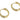 Huggie Hoop Wire Earring - Brass - Zircon - Brass stud - 18K Real Gold Plated Brass - 4.7gr - MJ200288 - MinjuanRong