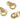 Huggie Hoop Wire Earring - Brass - Zircon - 18K Real Gold Plated Brass - 5.83gr - MJ201149 - MinjuanRong