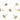 Push Back Stud Earring - Brass - Zircon - Brass Stud - 18K Real Gold Plated Brass - 2.8gr - MJ200356 - MinjuanRong