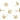 Push Back Stud Earring - Brass - Stainless Steel Stud - Zircon - 18K Real Gold Plated Brass - 2.7gr - MJ200320 - MinjuanRong