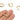 Huggie Hoop Wire Earring - Brass - Zircon - 18K Real Gold Plated Brass - 4.8gr - MJ201793 - MinjuanRong