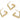 Push Back Stud Earring - Brass - Brass stud - 18k real gold plated brass - 4.7gr - MJ200354 - MinjuanRong