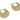 Hinged Back Earring - Brass - Stainless Steel Stud - Zircon - 18K Real Gold Plated Brass - 8.8gr - MJ201814 - MinjuanRong