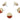 Push Back Stud Earring - Resin - Wood - 316 Surgical Stainless Steel Stud - Red - 2.9gr - MJ200736 - MinjuanRong