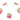 Push Back Stud Earring - Resin - Wood - 316 Surgical Stainless Steel Stud - Red - 3gr - MJ200691 - MinjuanRong