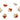 Push Back Stud Earring - Resin  Wood316 Surgical Stainless Steel Stud - Red - 2.9gr - MJ200696 - MinjuanRong