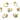 Cuff Earring - Brass - Zircon - 18K Real Gold Plated Brass - 5.7gr - MJ102124 - MinjuanRong