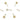 Push Back Stud Earring - Brass - 316 Surgical Stainless Steel Stud - 18K Real Gold Plated Brass - 2.9gr - MJ200641 - MinjuanRong
