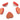 Push Back Stud Earring - Poplar plywood - Silver-plated Brass Stud - red - 3.3gr - MJ200726 - MinjuanRong