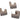 Push Back Stud Earring - Guger Tree Wood - Silver Plated Brass Stud - brown - 4.4gr - MJ200744 - MinjuanRong