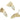 Push Back Stud Earring - brass - zircon - silver stud - 18K Real Gold Plated - 4.9gr - MJ100663 - MinjuanRong
