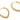 Huggie Hoop Wire Earring - Brass - Zircon - 18k real gold plated brass - 10gr - MJ200262 - MinjuanRong