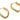 Huggie Hoop Wire Earring - Brass - Zircon - 18k real gold plated brass - 10.4gr - MJ200504 - MinjuanRong
