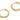 Huggie Hoop Wire Earring - brass - Zircon - 18k real gold plated - 3.6gr - MJ200009 - MinjuanRong
