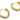 Huggie Hoop Wire Earring - Brass - Zircon - 18k real gold plated brass - 9.2gr - MJ200509 - MinjuanRong