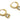 Huggie Hoop Wire Earring - Brass - Zircon - 18k real gold plated brass - 3.8gr - MJ200247 - MinjuanRong