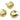 Hinged Back Earring - Brass - Stainless steel stud - 18K Real Gold Plating - 13.8gr - MJ102506 - MinjuanRong