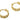 Huggie Hoop Wire Earring - brass - 18k real gold plated - 4gr - MJ100414 - MinjuanRong