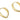 Huggie Hoop Wire Earring - Brass - 18k real gold plated brass - 5.1gr - MJ200260 - MinjuanRong