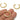 Push Back Stud Earring - Brass - Stainless Steel Stud - 18K Real Gold Plated Brass - 3.9gr - MJ200282 - MinjuanRong