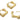 Huggie Hoop Wire Earring - Brass - Zircon - 18k real gold plated brass - 6.33gr - MJ201194 - MinjuanRong