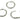 Huggie Hoop Wire Earring - Brass - 18K Real White Gold Plated Brass - 3.9gr - MJ101071 - MinjuanRong