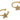 Cuff Earring - Brass - Zircon - 18k real gold plated brass - 3.89gr - MJ201182 - MinjuanRong