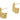 Push Back Stud Earring - Brass - 925 silver stud - 18k real gold plated brass - 8.94gr - MJ201175 - MinjuanRong