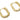 Huggie Hoop Wire Earring - Brass - 18k real gold plated brass - 5.38gr - MJ201198 - MinjuanRong