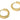 Push Back Stud Earring - Brass - 316 stainless steel stud - 18k real gold plated brass - 4.4gr - MJ200464 - MinjuanRong