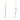 Push Back Stud Earring - Brass - 316 stainless steel - 18k real gold plated brass - 2.7gr - MJ200311 - MinjuanRong