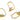 Push Back Stud Earring - Brass - 925 silver stud - 18k real gold plated brass - 9.41gr - MJ201161 - MinjuanRong