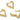 Huggie Hoop Wire Earring - Brass - 18k real gold plated brass - 4.58gr - MJ201153 - MinjuanRong
