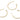 Push Back Stud Earring - Brass - 18k real gold plated brass - 3.4gr - MJ200340 - MinjuanRong