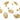 Push Back Stud Earring - Brass - 925 silver stud - 18k real gold plated brass - 6.47gr - MJ201168 - MinjuanRong
