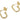 Push Back Stud Earring - Brass - 925 silver stud - 18k real gold plated&nbsp; - 3.4gr - MJ100210 - MinjuanRong