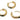 Huggie Hoop Wire Earring - Brass - Enamel - 18k real gold plated brass - 4gr. - MJ200450 - MinjuanRong