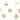 Push Back Stud Earring - Stainless steel - 316 surgical stainless steel stud - Gold Tone Vacuum Plating - 3.2gr - MJ102128 - MinjuanRong