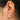 Push Back Stud Earring - Brasss - 925 Silver Stud - -Zircon - 18K Real Gold Plating - 3.8gr - MJ200605 - MinjuanRong