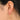 Clasp Back Earring - Brass - Steel Stud - 18K Real Gold Plating -  6.3gr - MJ200560 - MinjuanRong