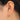 Push Back Stud Earring - Brass - 316 stainless steel stud - 18k real gold plated  - 4.5gr - MJ200592 - MinjuanRong